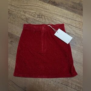 Aya Muse Red mini skirt